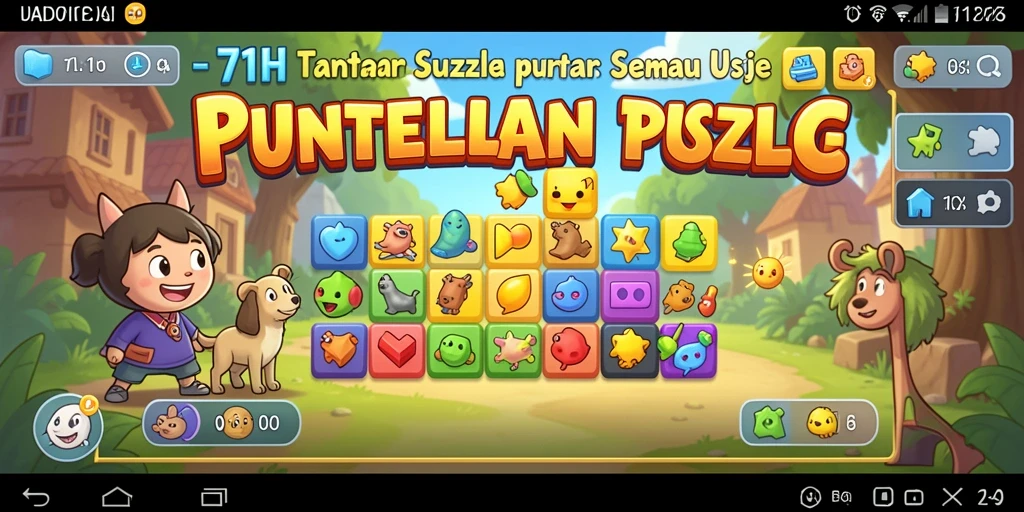 Tampilan gameplay dari 71H dengan berbagai teka-teki yang menantang.
