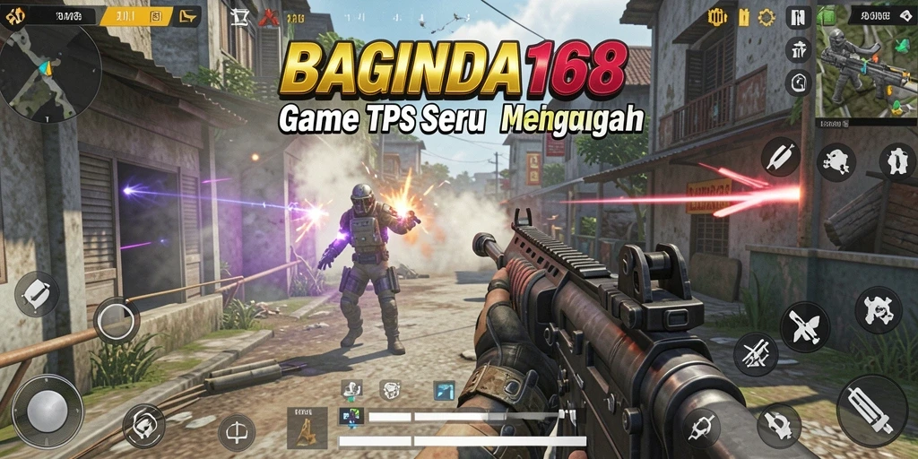 Gameplay seru dari BAGINDA168 dalam aksi TPS.