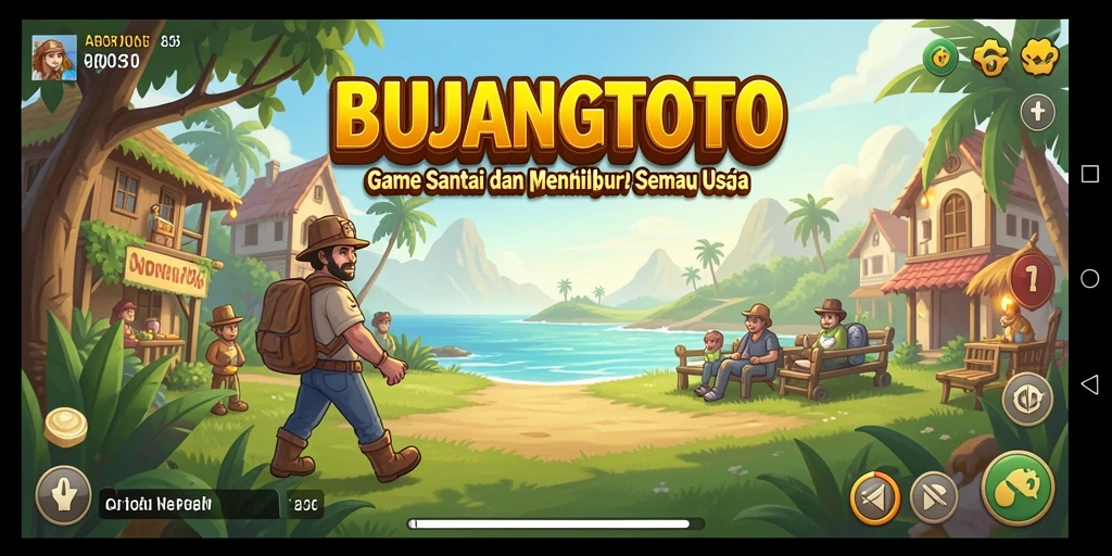 Tampilan gameplay menarik dan penuh warna di BUJANGTOTO.