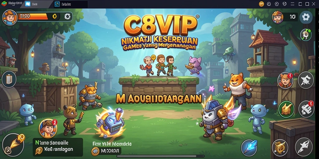 Tampilan gameplay <strong>C8VIP</strong> yang menarik dan interaktif dalam mode Idle.
