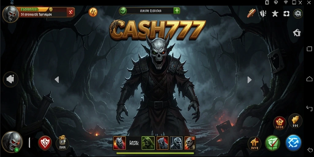 Screenshot menunjukkan ketegangan gameplay CASH777 yang mencekam.