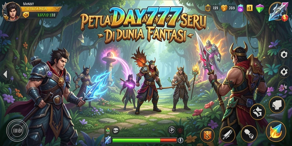 Tampilan gameplay yang menakjubkan dalam petualangan seru.