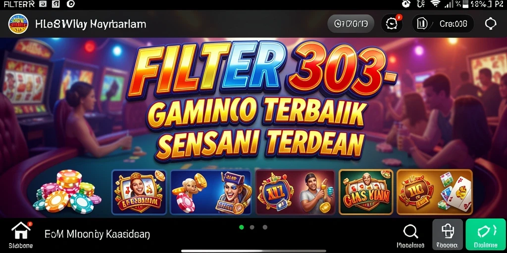 Tangkapan layar permainan Kasino FILTER303 menunjukkan momen mendebarkan saat bermain.