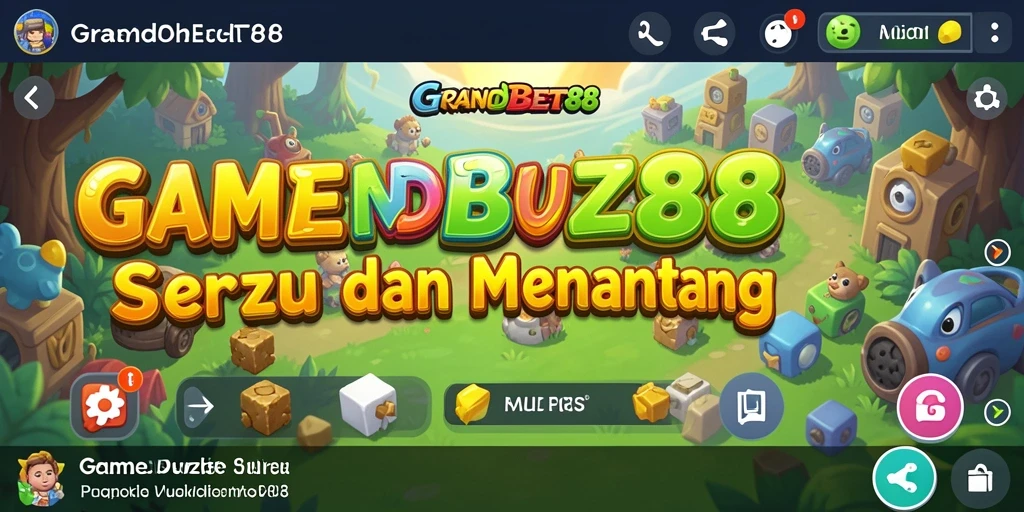 Tangkapan layar dari gameplay menantang GRANDBET88