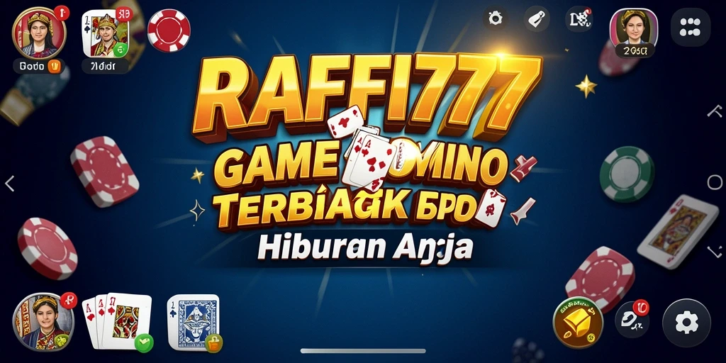 Tampilan gameplay Domino yang seru di RAFFI777.