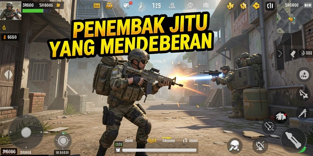 Screenshot utama SR6666 menampilkan pertempuran intens dalam grafis luar biasa.
